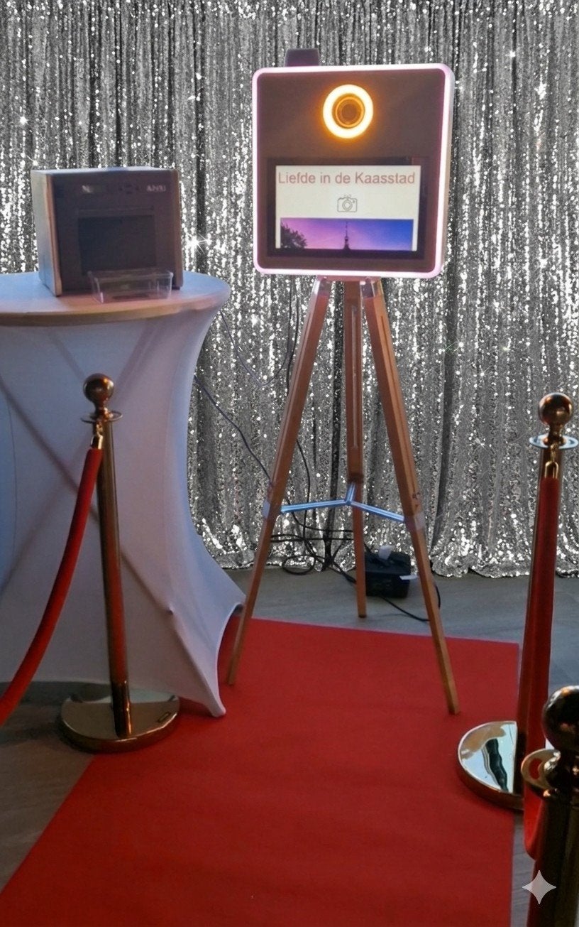 Professionele photobooth te koop incl printer !!, Hobby en Vrije tijd, Feestartikelen | Verhuur, Ophalen, Overige