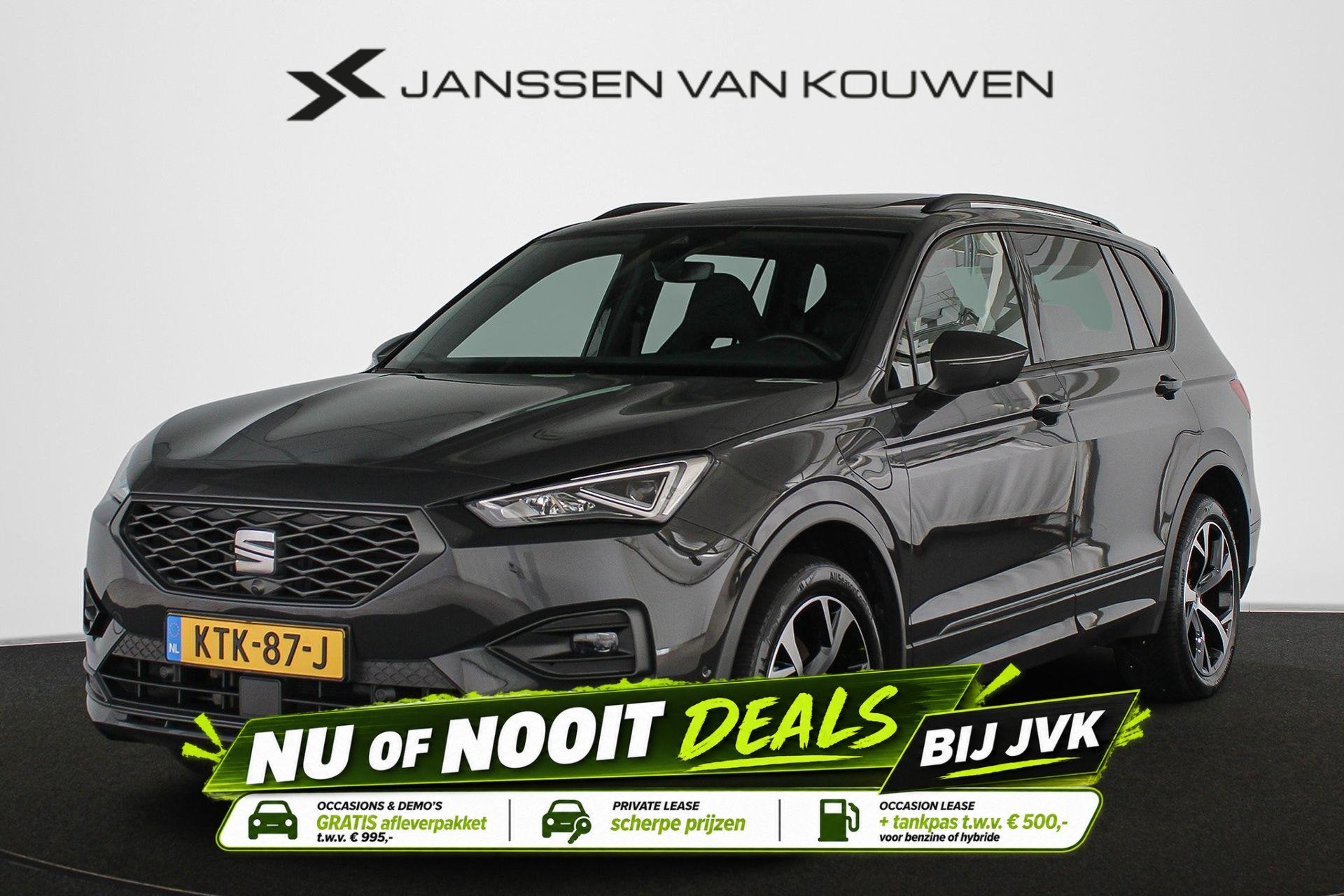 SEAT Tarraco 1.4 TSI e-Hybrid PHEV FR Pano Stuur-Stoelverwar