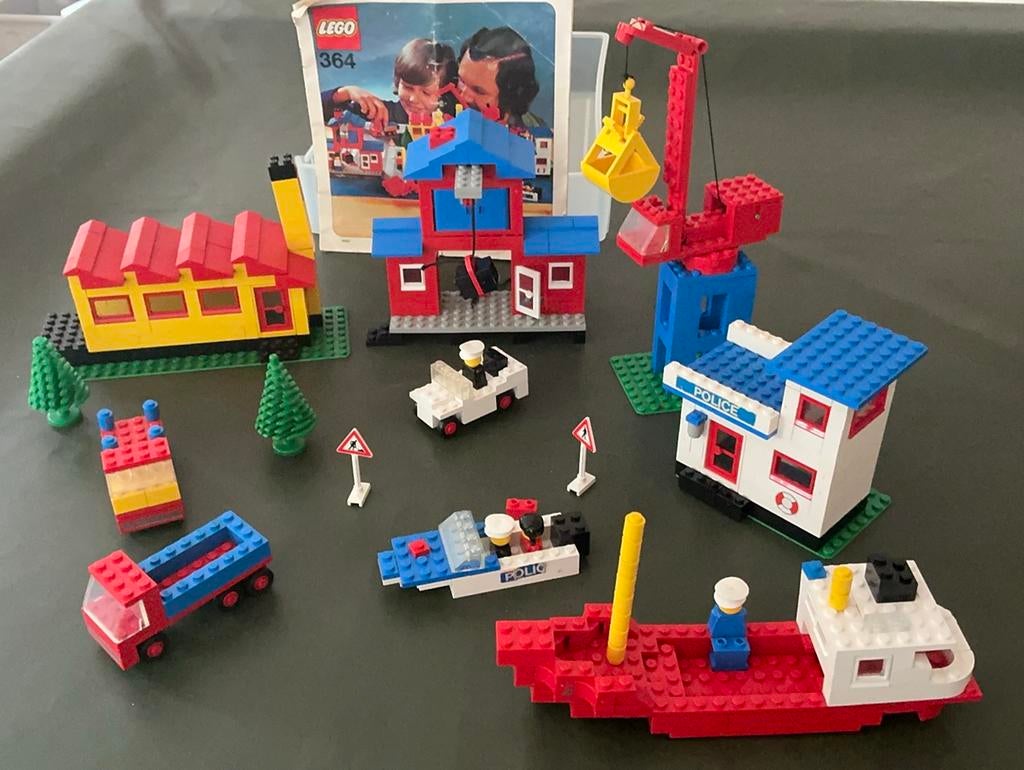 Lego 364. Mist de kartonnen ondergrond. Met boekje, Ophalen of Verzenden, Zo goed als nieuw