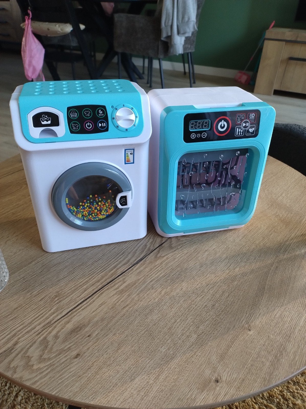 Speelgoed wasmachine en vaatwasser, Ophalen, Zo goed als nieuw, Jongen of Meisje