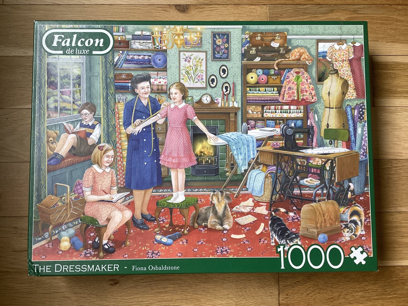 Falcon de luxe legpuzzel, 1000 stukjes, Ophalen of Verzenden, 500 t/m 1500 stukjes, Gebruikt, Legpuzzel