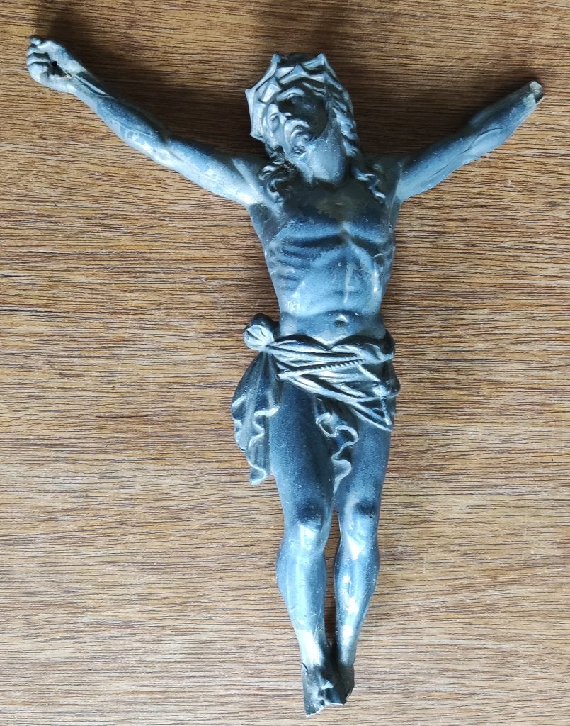 IJzeren beeldje Jezus aan het kruis, Ophalen of Verzenden