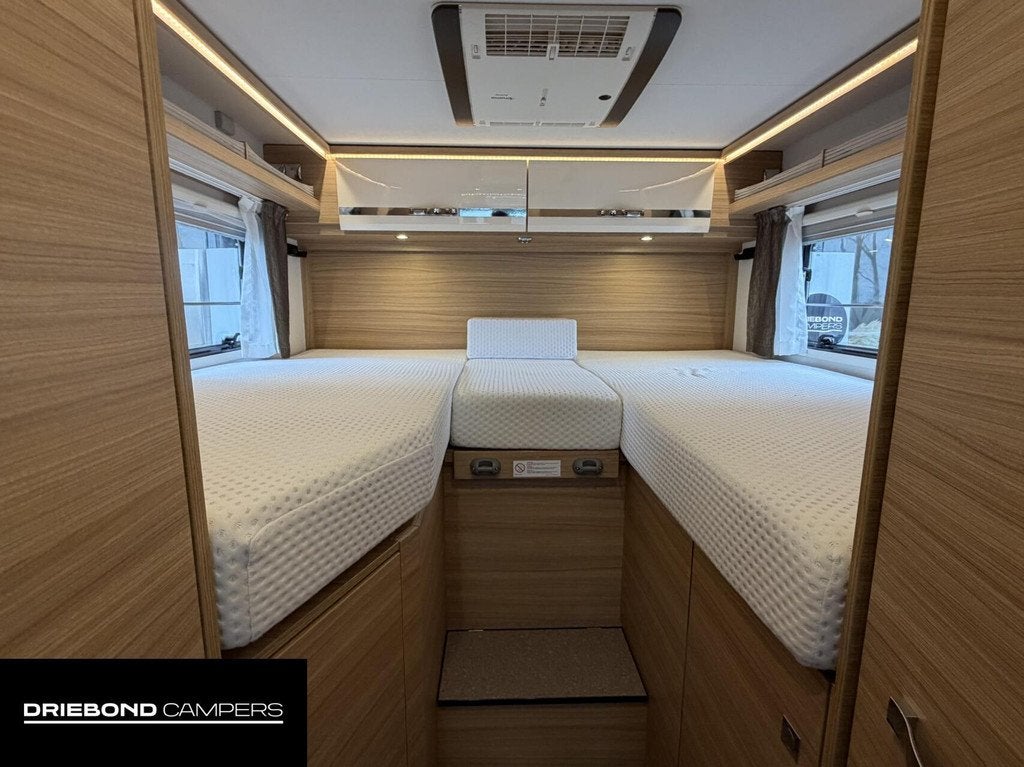 Dethleffs Globebus GT T006 Enkele Bedden Zonnepaneel 2X Airc, Caravans en Kamperen, Airconditioning, Achteruitrijcamera, Tot en met 2