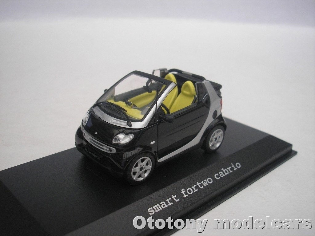 Smart Fortwo Cabrio 2003 Jack Black 1/43 Minichamps, Ophalen of Verzenden, Nieuw, Auto, MiniChamps