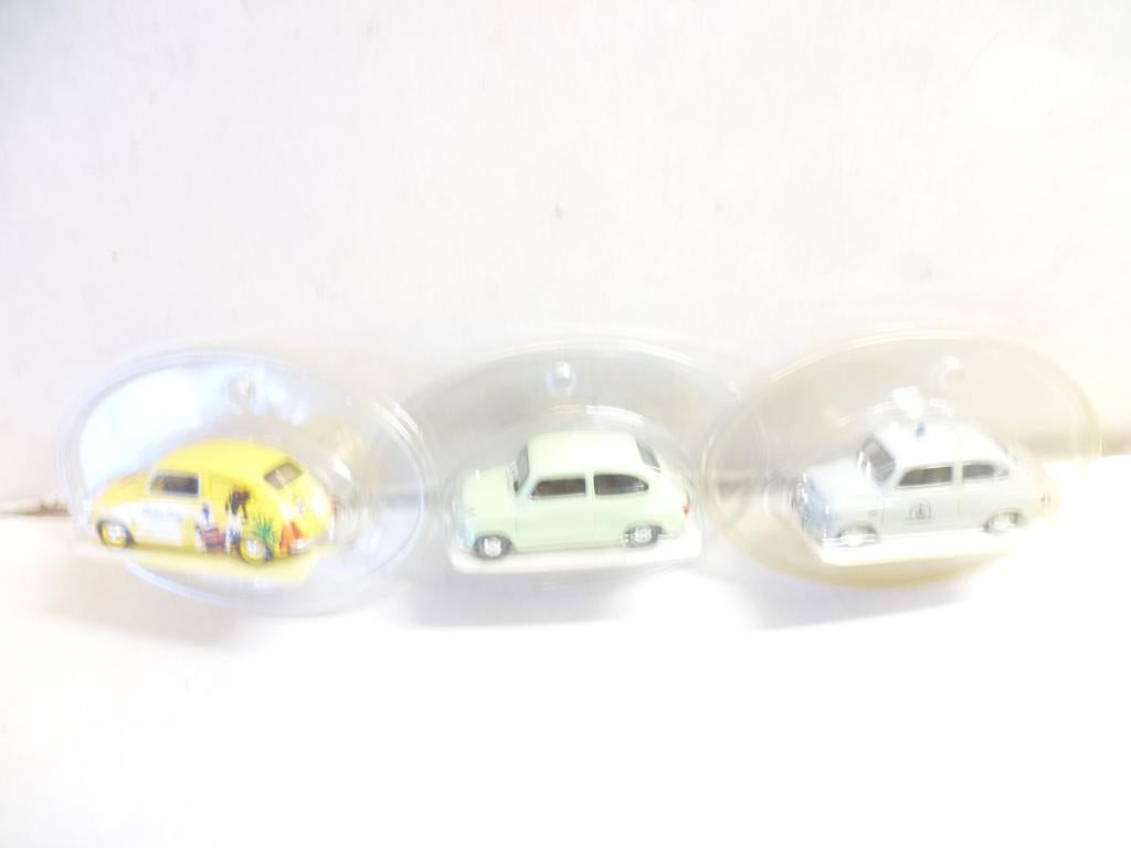 Solido Seat 3 stuks Cola Cao Policia Seat 600 1:43 modelauto, Ophalen of Verzenden, Nieuw, Auto, Solido