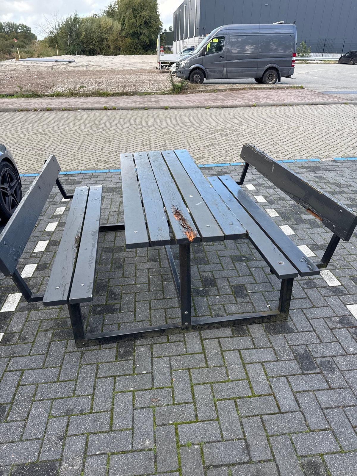 Gratis picknicktafel met spoed ophalen 3 stuks in Zaandam, Tuin en Terras, Ophalen, Gebruikt, Rechthoekig, Hout