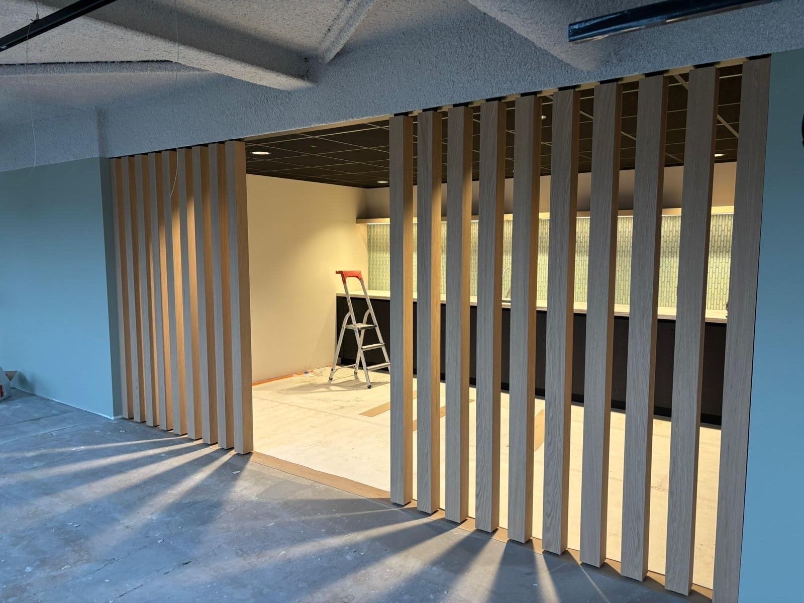 Luxe Houten Lattenwand / Roomdivider op Maat, Ophalen of Verzenden, Nieuw
