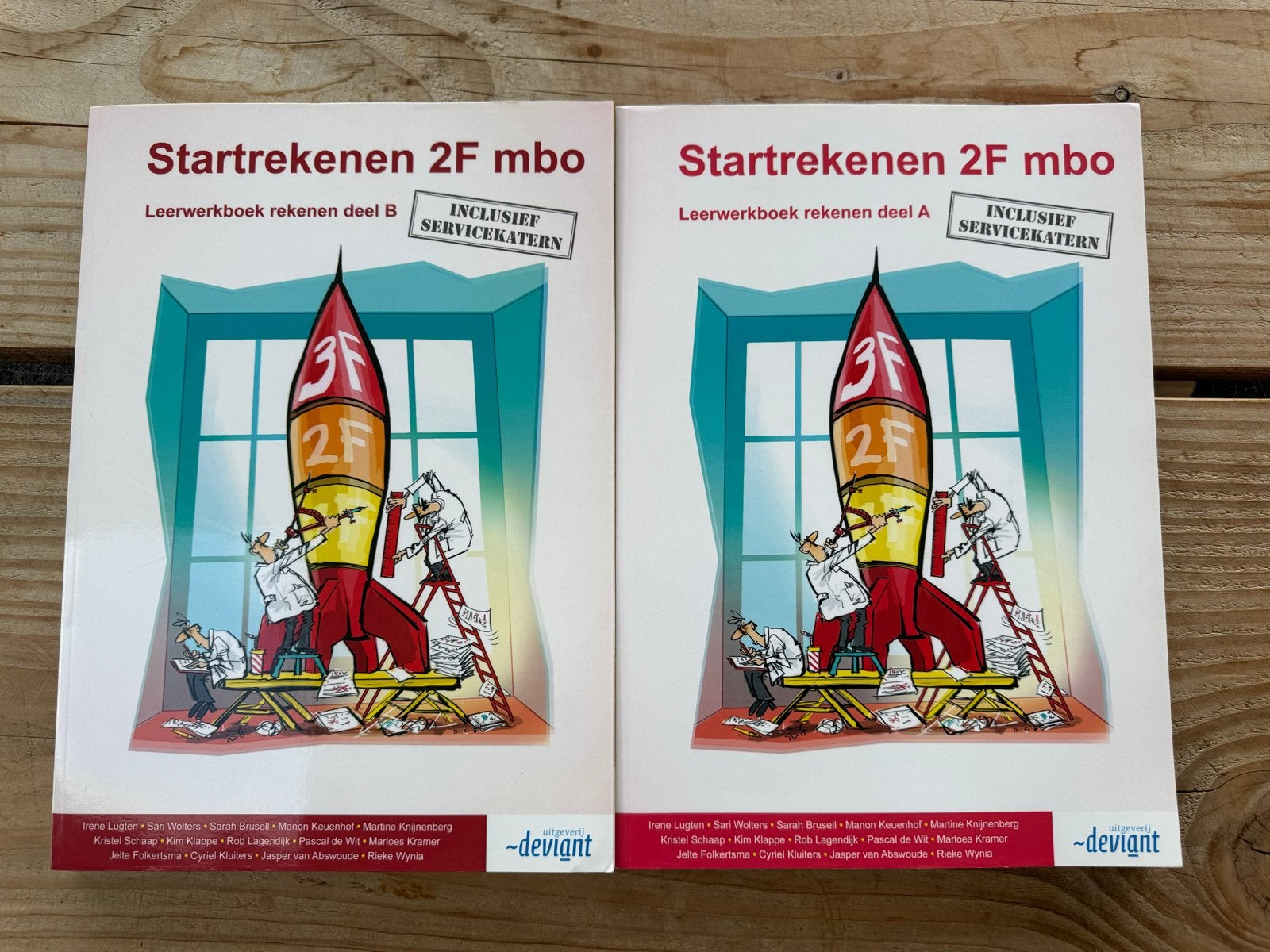 Nieuw mbo Startrekenen 2F werkboek A en B, Ophalen of Verzenden, Beta, Nieuw, MBO