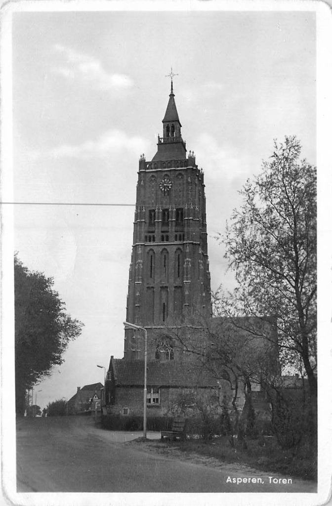 388-504-041 Asperen Toren, Verzamelen, Ansichtkaarten | Nederland, Verzenden, Voor 1920, Gelderland