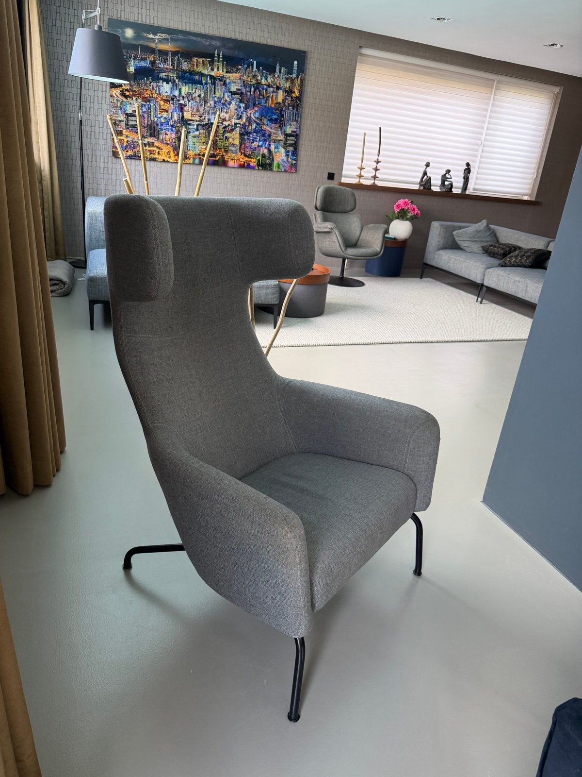 Softline Havanna fauteuil - Stijlvol en comfortabel, Ophalen, Gebruikt, Stof, 75 tot 100 cm