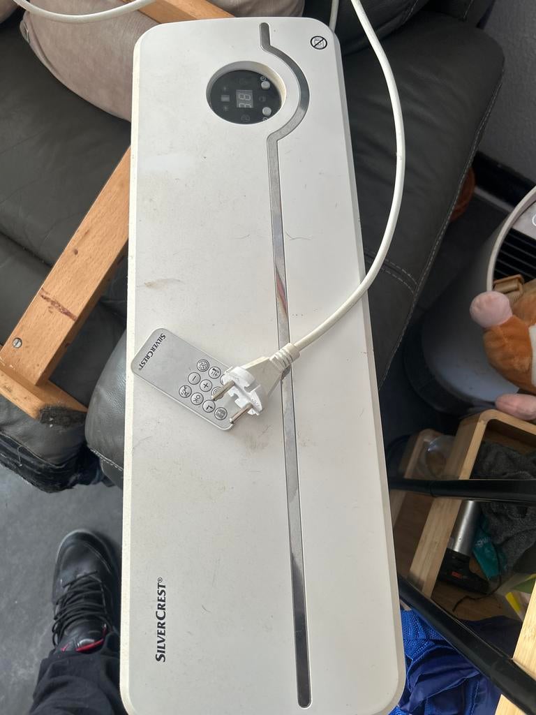 Silvercrest ventilator kachel met afstandsbediening, Ophalen of Verzenden, Gebruikt