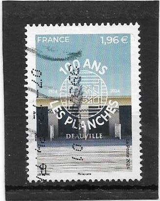 Frankrijk 2024 100 Ans Les Planches €1,96, Verzenden, Gestempeld