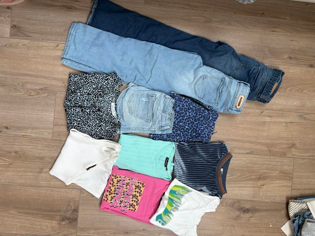 Merk pakket kleding meisje zomer 134/140, Ophalen of Verzenden, Zo goed als nieuw, Maat 134