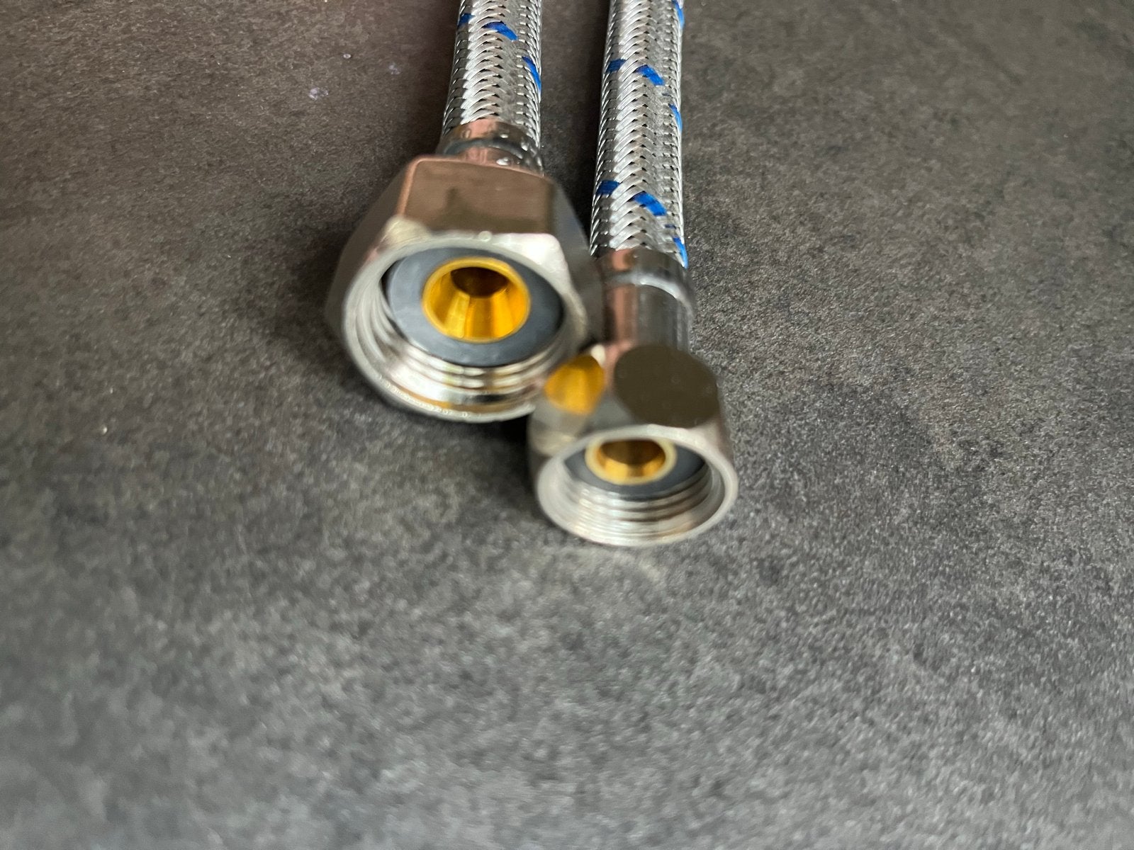 2 Flexibele water slangen, Ophalen, Gebruikt, Rvs, Overige typen