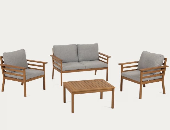Tuin Lounge Set, Ophalen, 4 zitplaatsen, Gebruikt, Bank