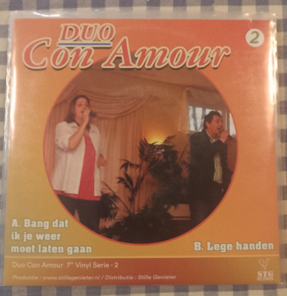 Duo Con Amour - Bang dat ik je weer moet laten gaan., Ophalen of Verzenden, Zo goed als nieuw, 7 inch, Nederlandstalig