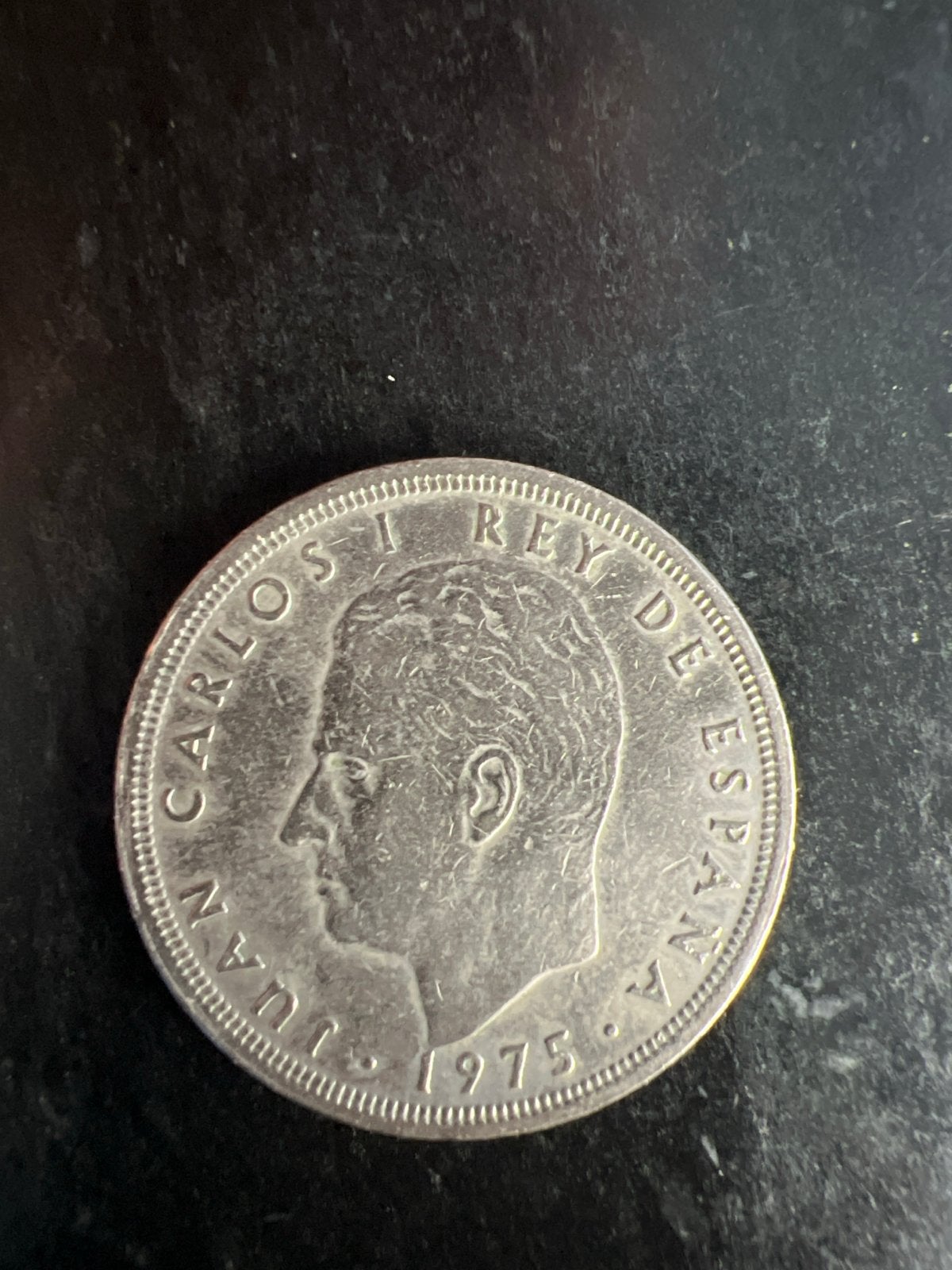 50 Peseta munt Spanje 1975 - Juan Carlos I, Postzegels en Munten, Ophalen of Verzenden, Overige landen, Losse munt