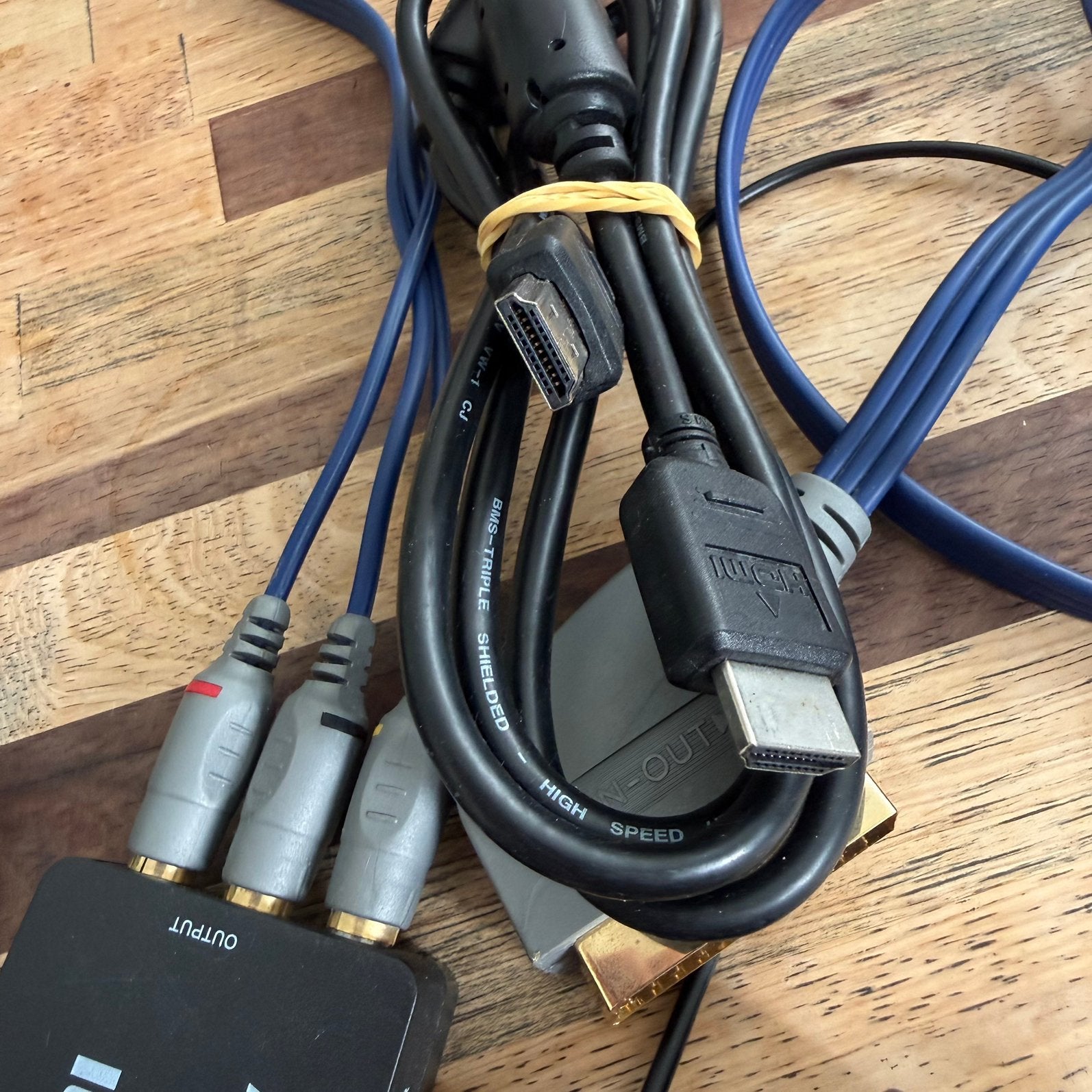 HDMI naar AV SCART converter 1080p PAL NTSC upscaler, Ophalen of Verzenden, Zo goed als nieuw, Minder dan 2 meter, HDMI-kabel