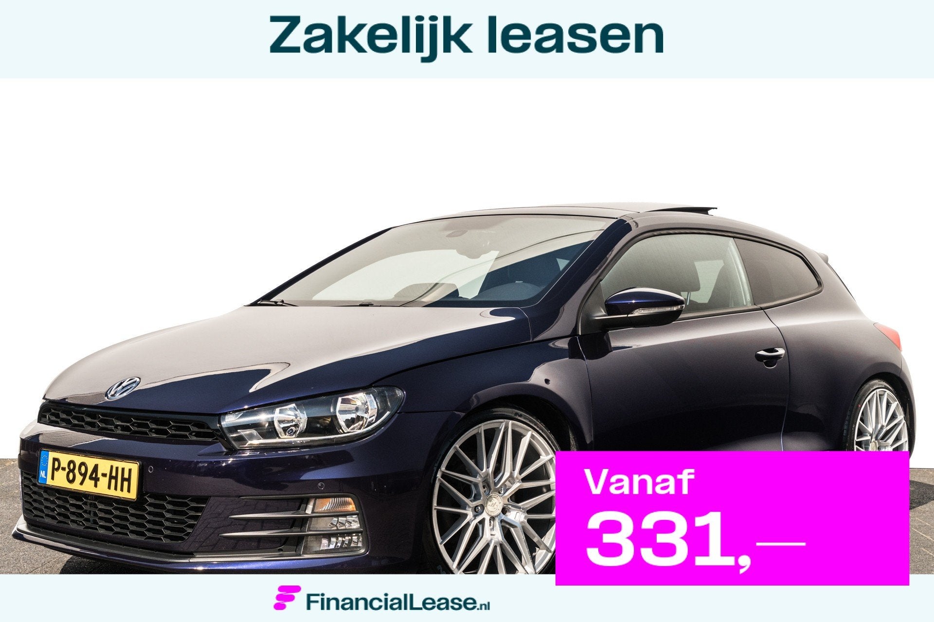 Volkswagen Scirocco 1.4 TSi Edition | Panoramadak | 19 inch, Voorwielaandrijving, Gebruikt, Met garantie (alle), 4 stoelen
