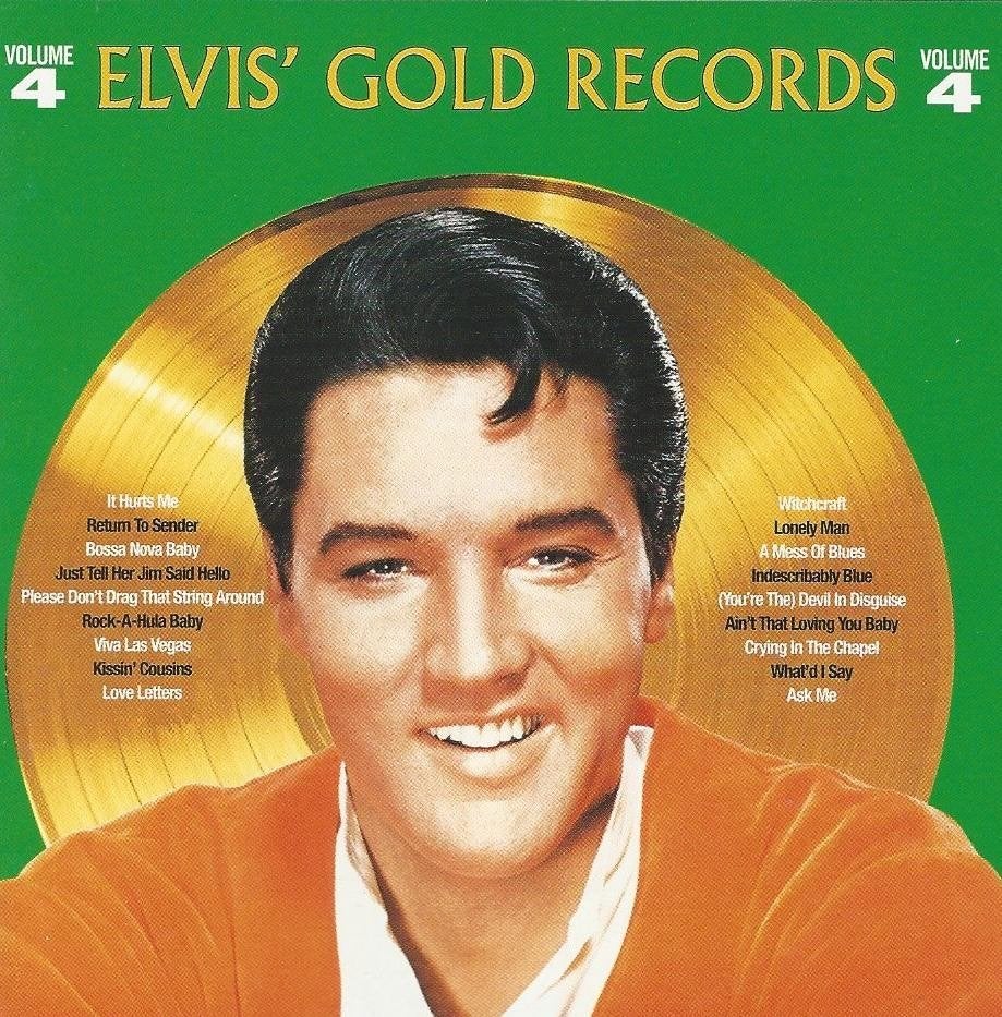 Elvis Presley ‎– Elvis' Gold Records - Volume 4 = 3,99, Ophalen of Verzenden, Zo goed als nieuw, Rock-'n-roll