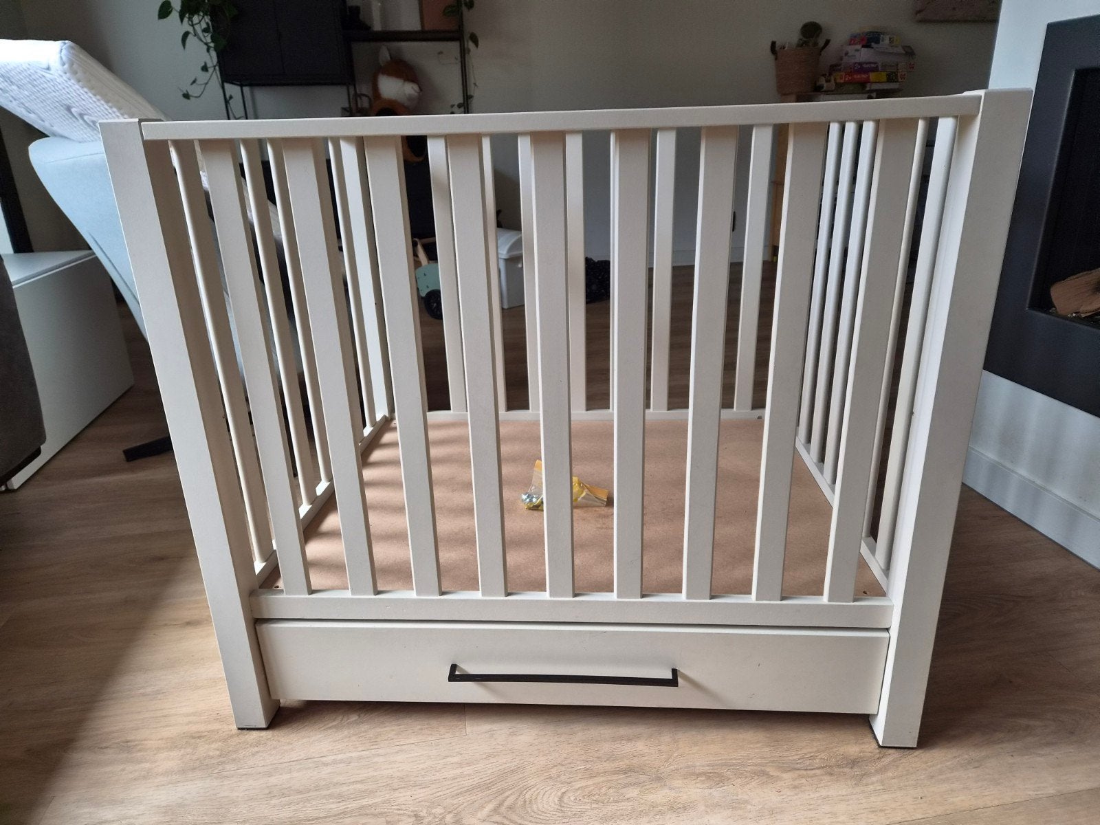 Casper box Babypark kleur oatmeal, goede staat, Ophalen, Gebruikt, Minder dan 140 cm, 70 tot 85 cm