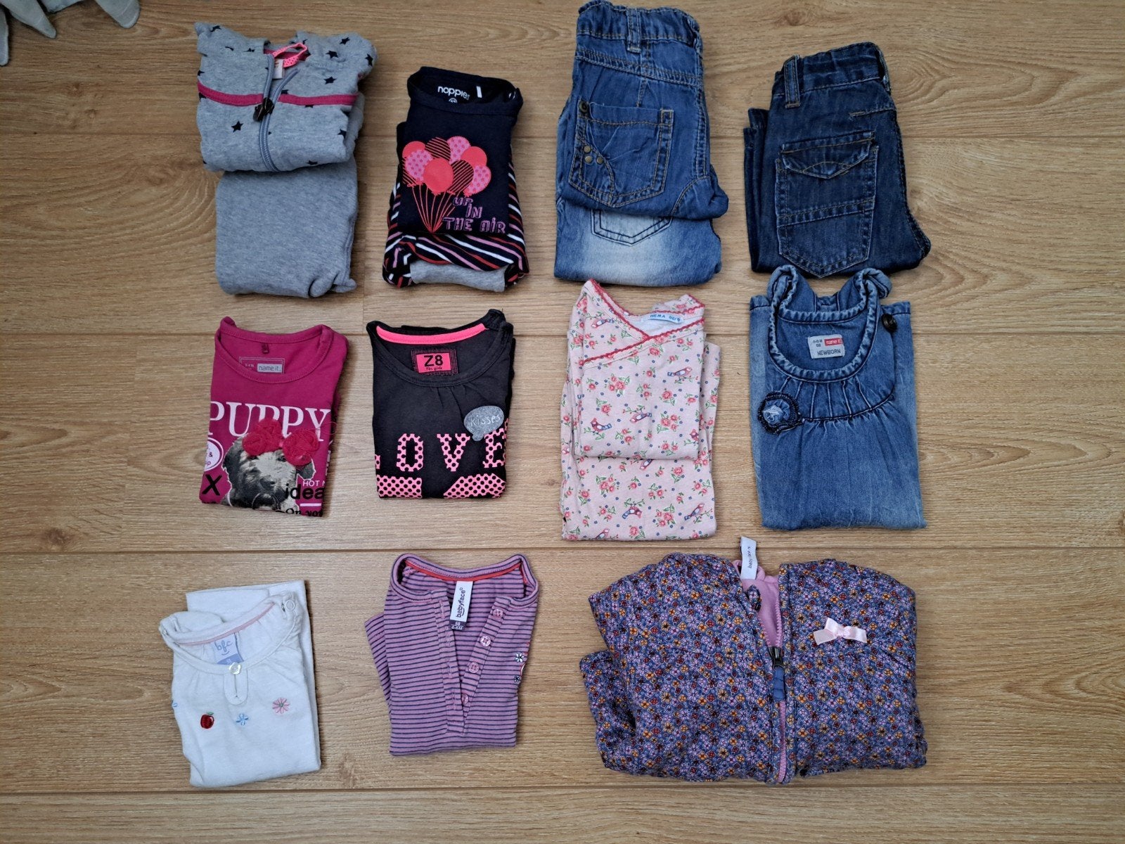 Kledingpakket meisje mt 62-68 (o.a. Noppies, Z8), Kinderen en Baby's, Ophalen of Verzenden, Gebruikt, Maat 62