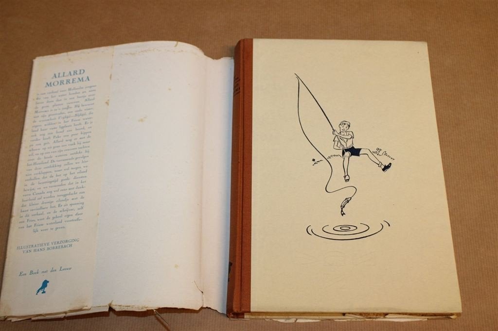 Allard Morrema — Friese Roman van Evert Zandstra, 1947, Boeken, Ophalen of Verzenden, Gelezen