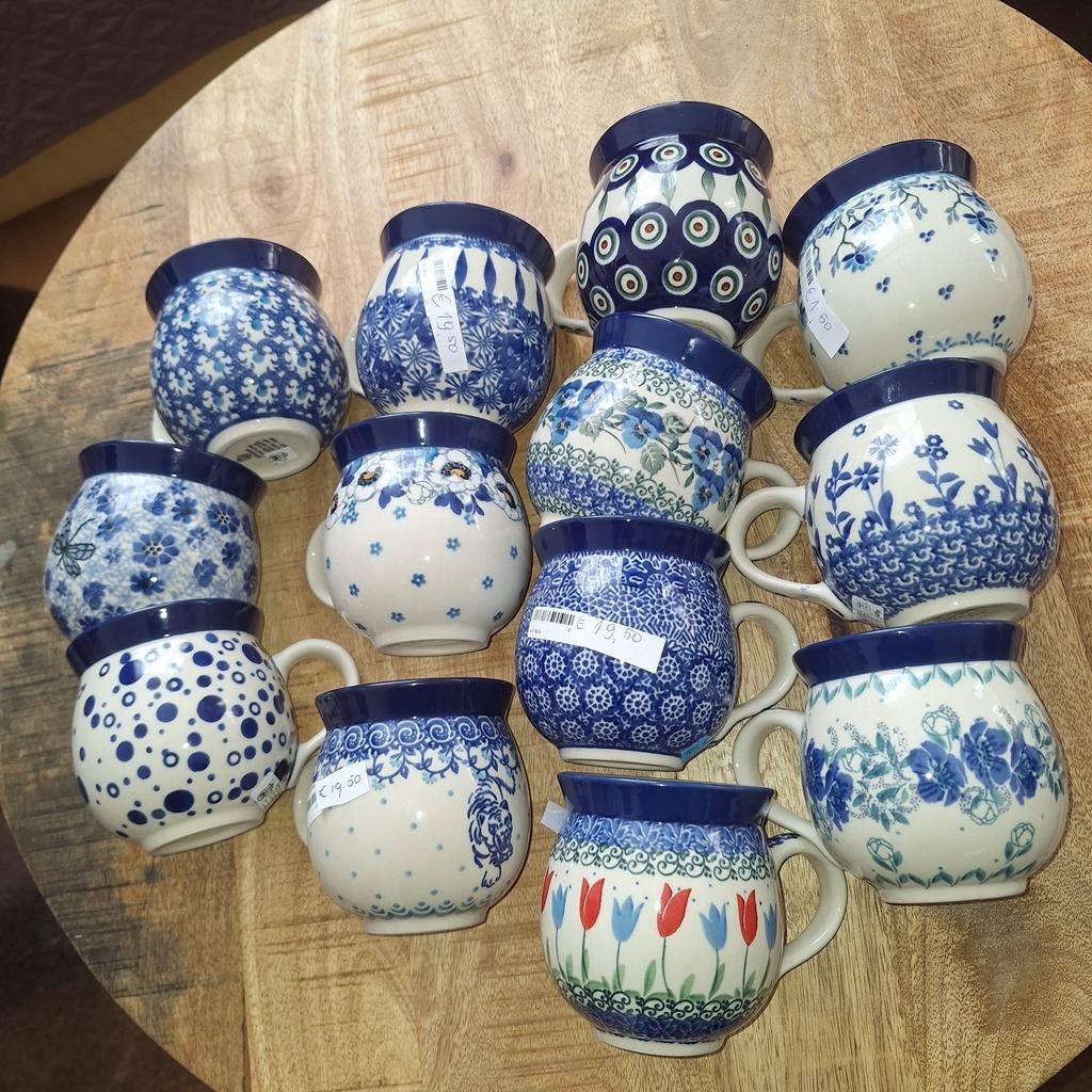 Boerenmok 300ml Bunzlau Castle Pools keramiek-nieuw, Keramiek, Overige typen, Nieuw, Ophalen of Verzenden