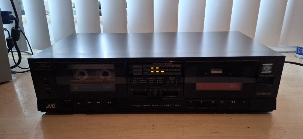 JVC cassette deckTD-W20E dubbel deck, Audio, Tv en Foto, Cassettedecks, Verzenden, Dubbel, JVC