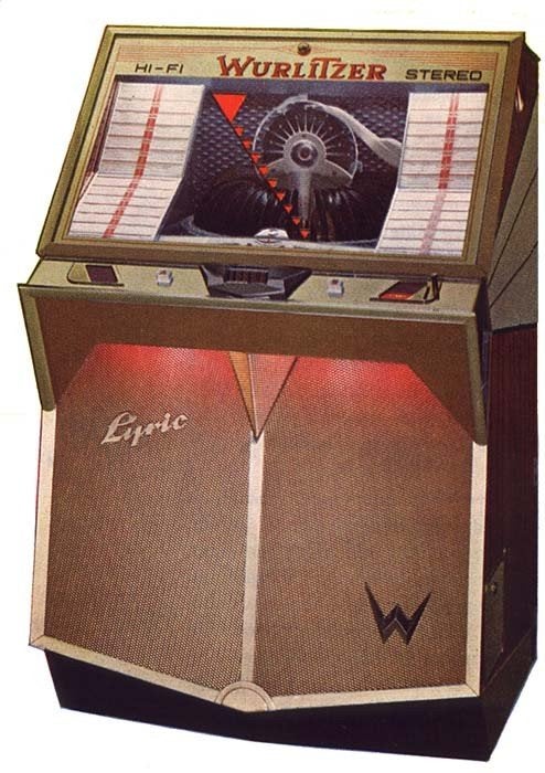 Keuze Wiel Wurlitzer Lyric (1961) jukebox, Verzenden, Gebruikt, 1950 tot 1960, Seeburg
