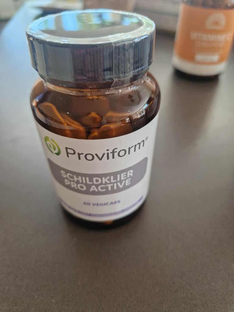Proviform Schildklier Pro Active - 60 Vegicaps, Ophalen of Verzenden, Nieuw, Poeder of Drank