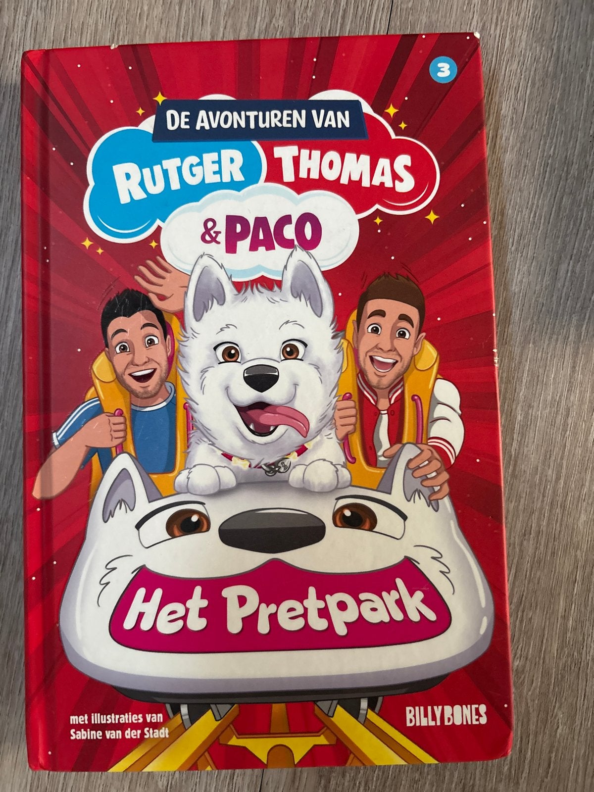 De Avonturen van Rutger, Thomas & Paco: Het Pretpark, Boeken, Kinderboeken | Jeugd | onder 10 jaar, Ophalen of Verzenden, Zo goed als nieuw