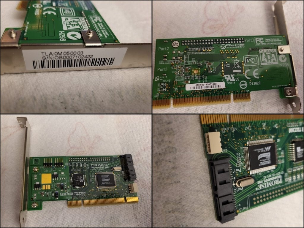 Promise Fasttrack TX2300 (RAID 0/1) - SATA 3Gbps - PCI, Ophalen of Verzenden, Promise Fasttrack
