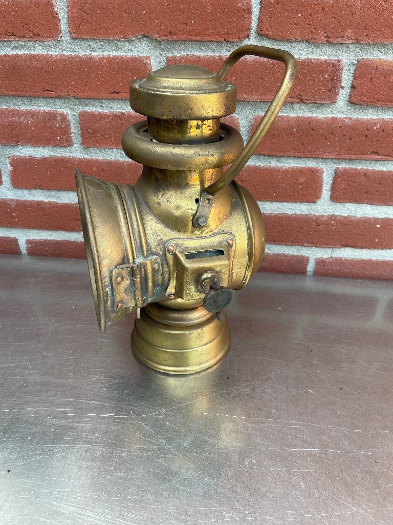 stadium carbidlamp british made oldtimer auto motorfiets, Ophalen of Verzenden