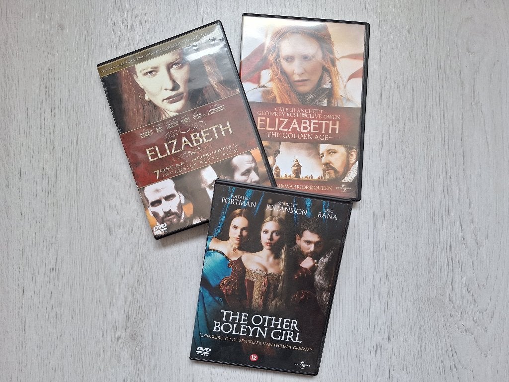 Set van 3 Elizabeth dvd's, Drama, Ophalen of Verzenden, Zo goed als nieuw, Engels