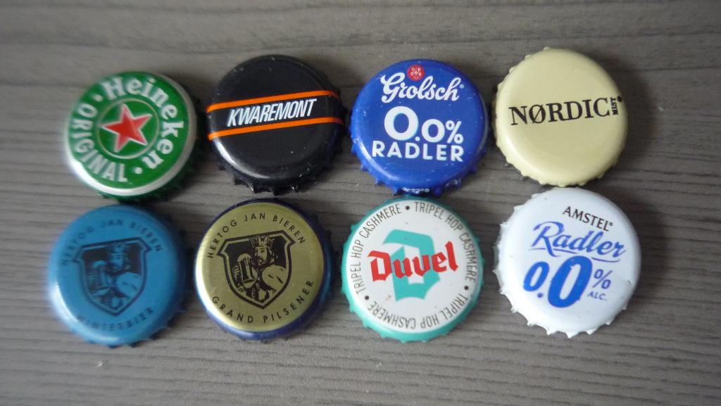 Bierdoppen (6), Verzamelen, Biermerken, Ophalen of Verzenden, Gebruikt, Overige typen, Overige merken
