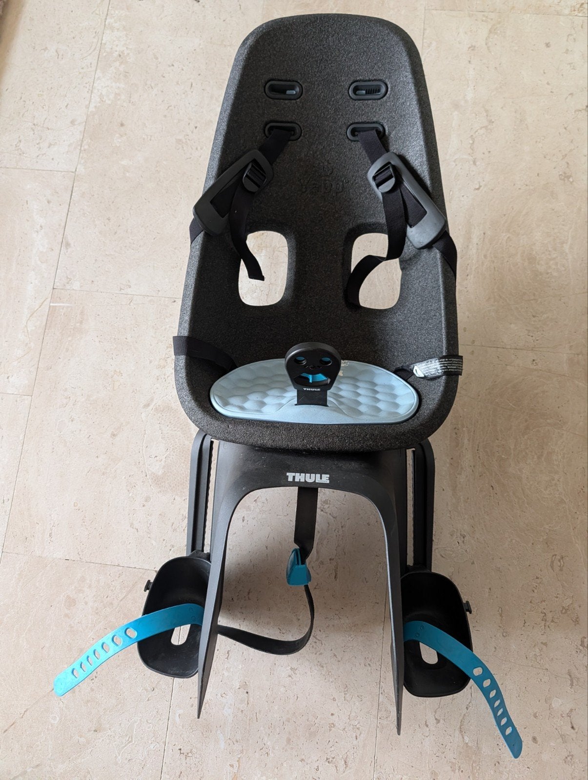 Thule Yepp Maxi Achterzitje - Lichtblauw, Ophalen, Achterzitje, 9 t/m 36 kg, Thule