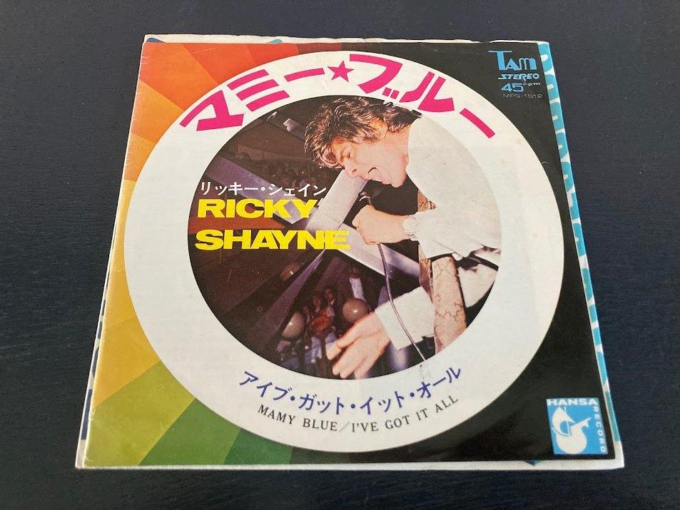 Ricky Shayne "Mamy Blue" 7" single uit Japan, Verzenden, 7 inch, Single, Zo goed als nieuw