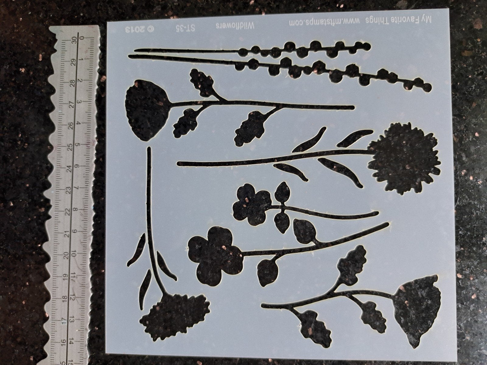 MY FAVORITE THINGS STENCIL MASK SJABLOON WILDE VELD BLOEMEN, Ophalen of Verzenden, Nieuw, Overige thema's, Pons of Mal