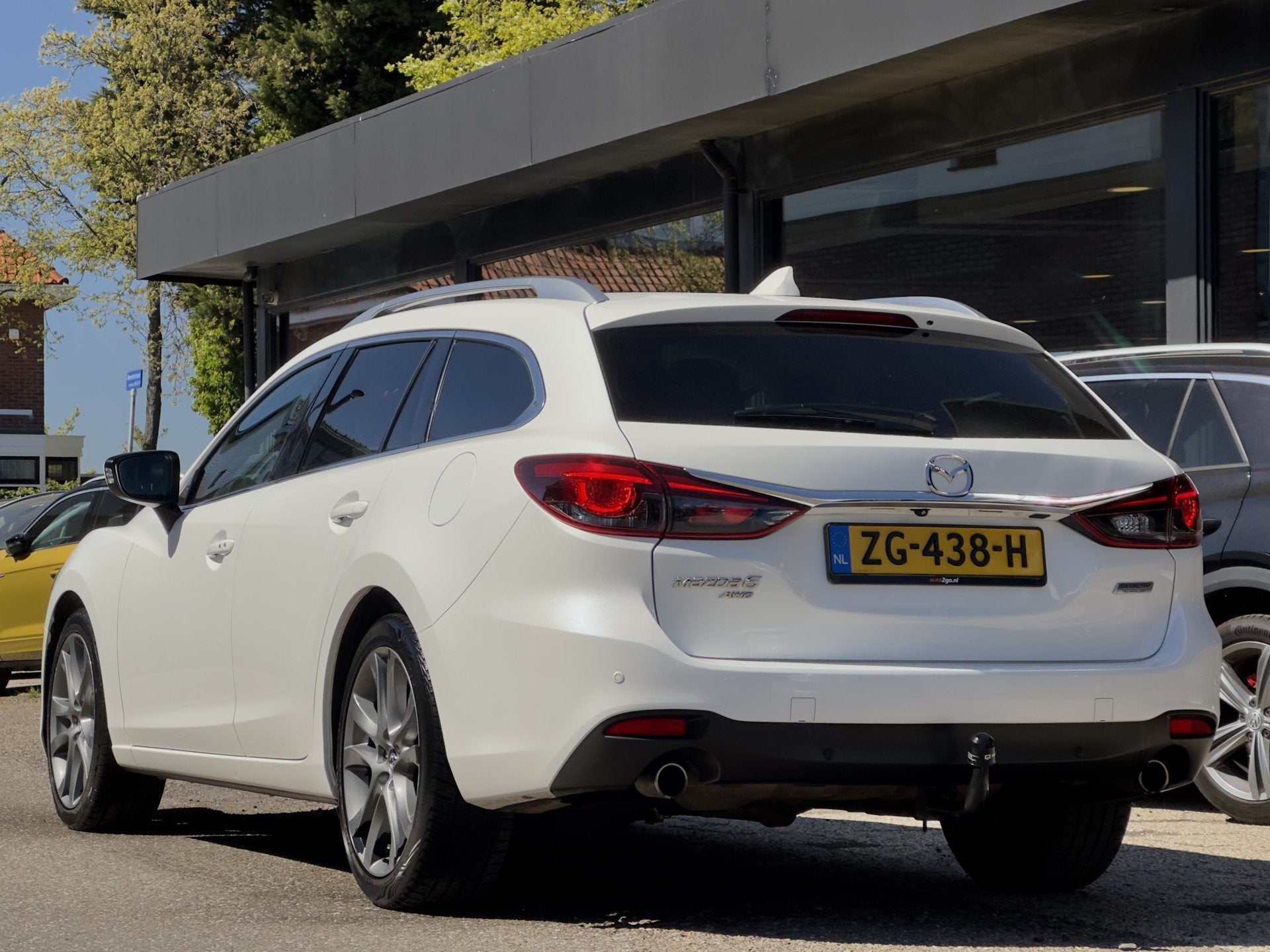 Mazda 6 Sportbreak 2.2D SKY-ACTIV-D 175 GT-M LEDER NAVI CAME, Auto's, 730 kg, Gebruikt, 4 cilinders, Wit