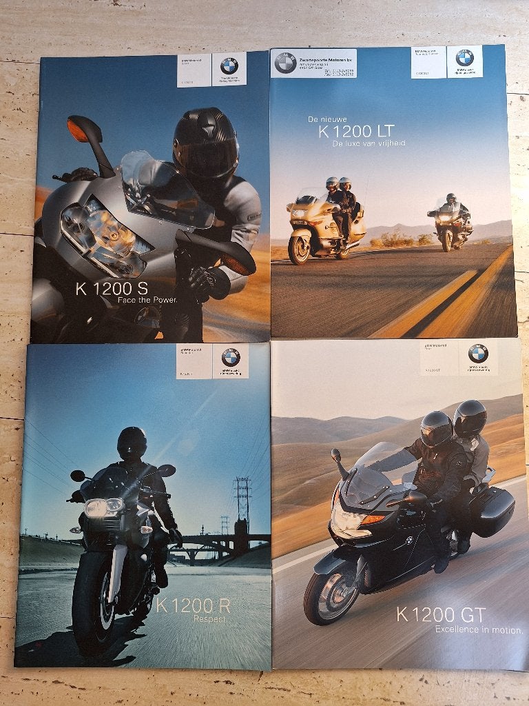 BMW motor K1200 R LT GT en S folders, Ophalen of Verzenden, Zo goed als nieuw, BMW