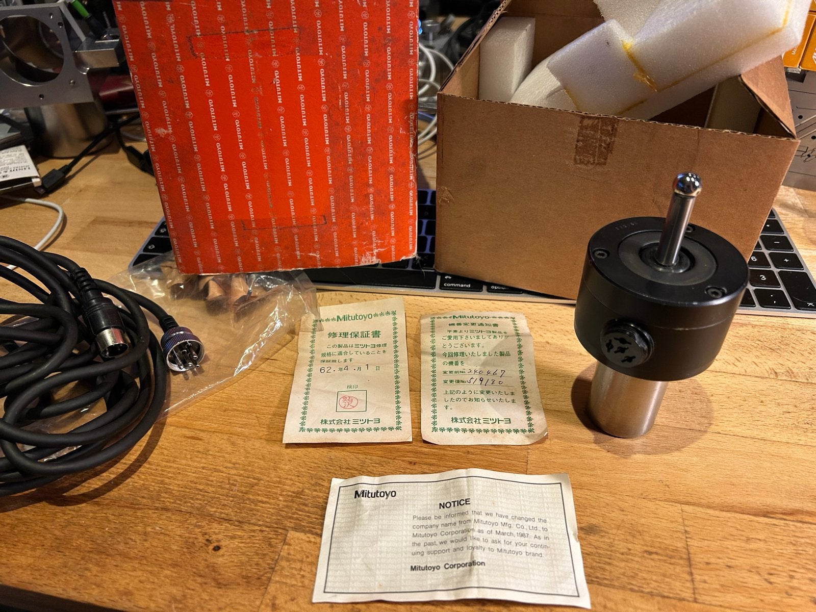 Mitutoyo 519180 Probe, Ophalen of Verzenden, Gebruikt