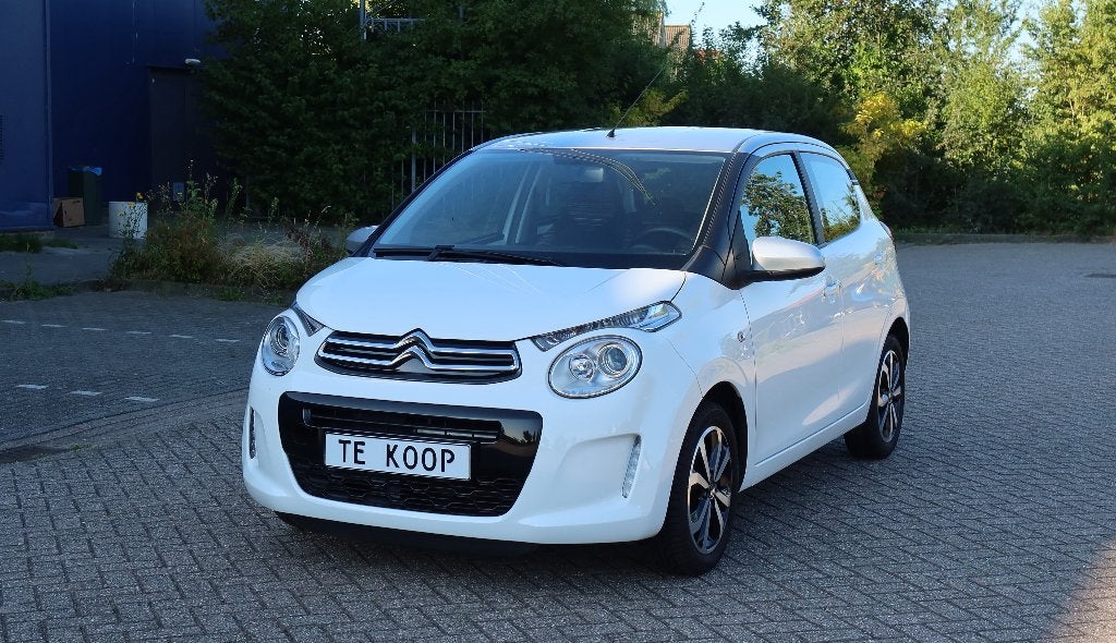 Citroën C1 1.0 VTI, Shine 72 pk, Clima, CarPlay, Nav, etc..., Auto's, Stof, C1, Wit, Bedrijf