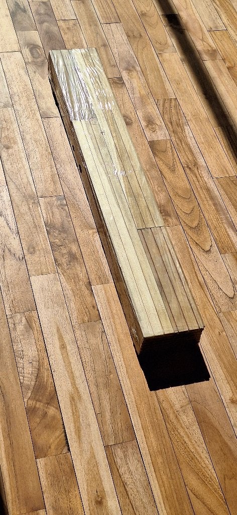 42m² Teak hout parket Nieuw, Overige kleuren, Nieuw, 25 tot 50 m², Teakhout
