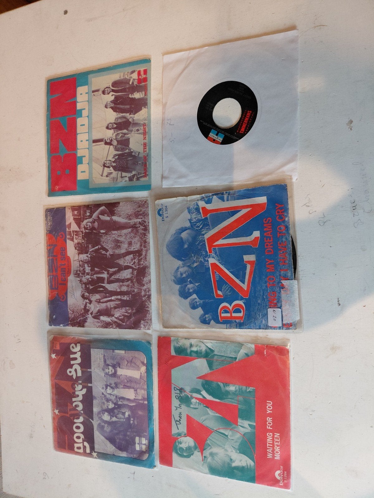 BZN Vinyl Singles Collectie - Diverse Jaren en Nummers, Gebruikt, 7 inch, Ophalen of Verzenden, EP