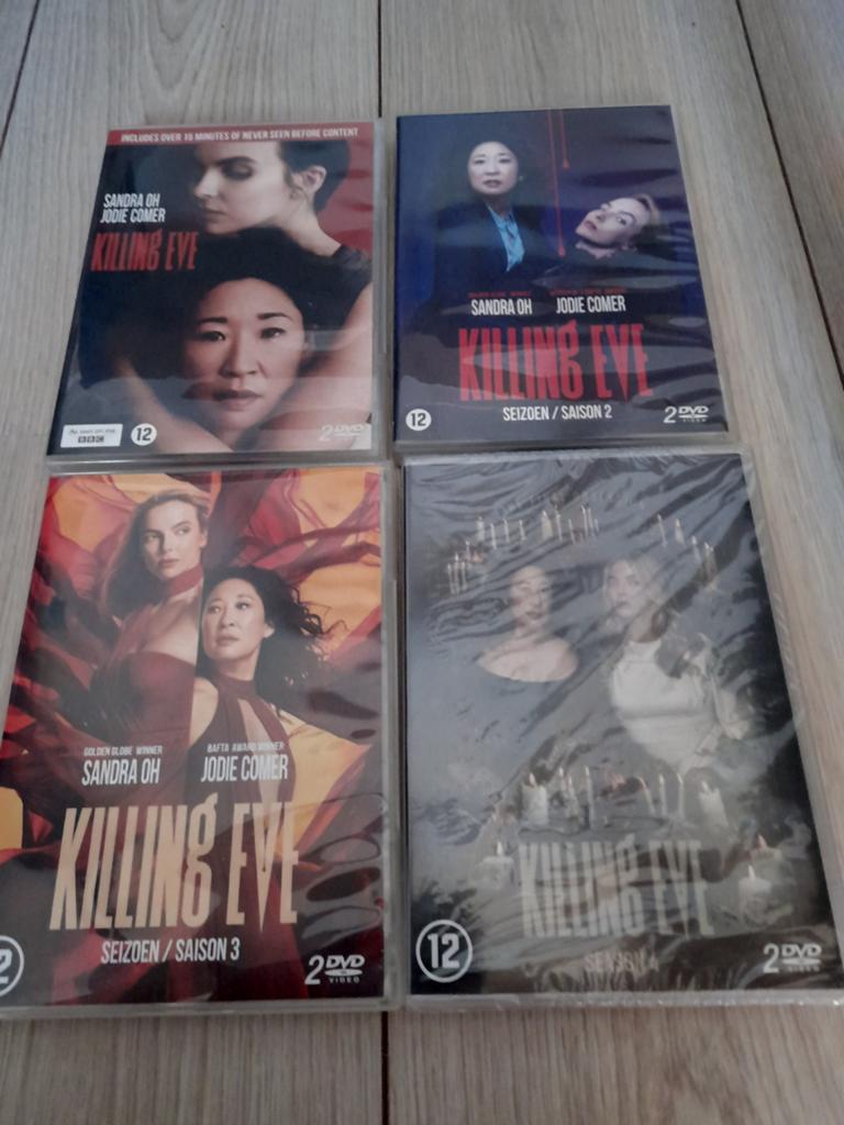 Killing eve seizoen 1 t/m 4, Cd's en Dvd's, Vanaf 12 jaar, Verzenden, Zo goed als nieuw, Thriller