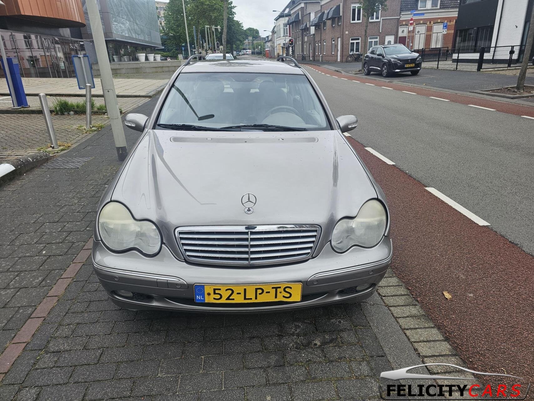 Mercedes C-klasse Combi 200 Avantgarde leer 163dkm nap aut., Auto's, Automaat, Achterwielaandrijving, Electronic Stability Program (ESP)