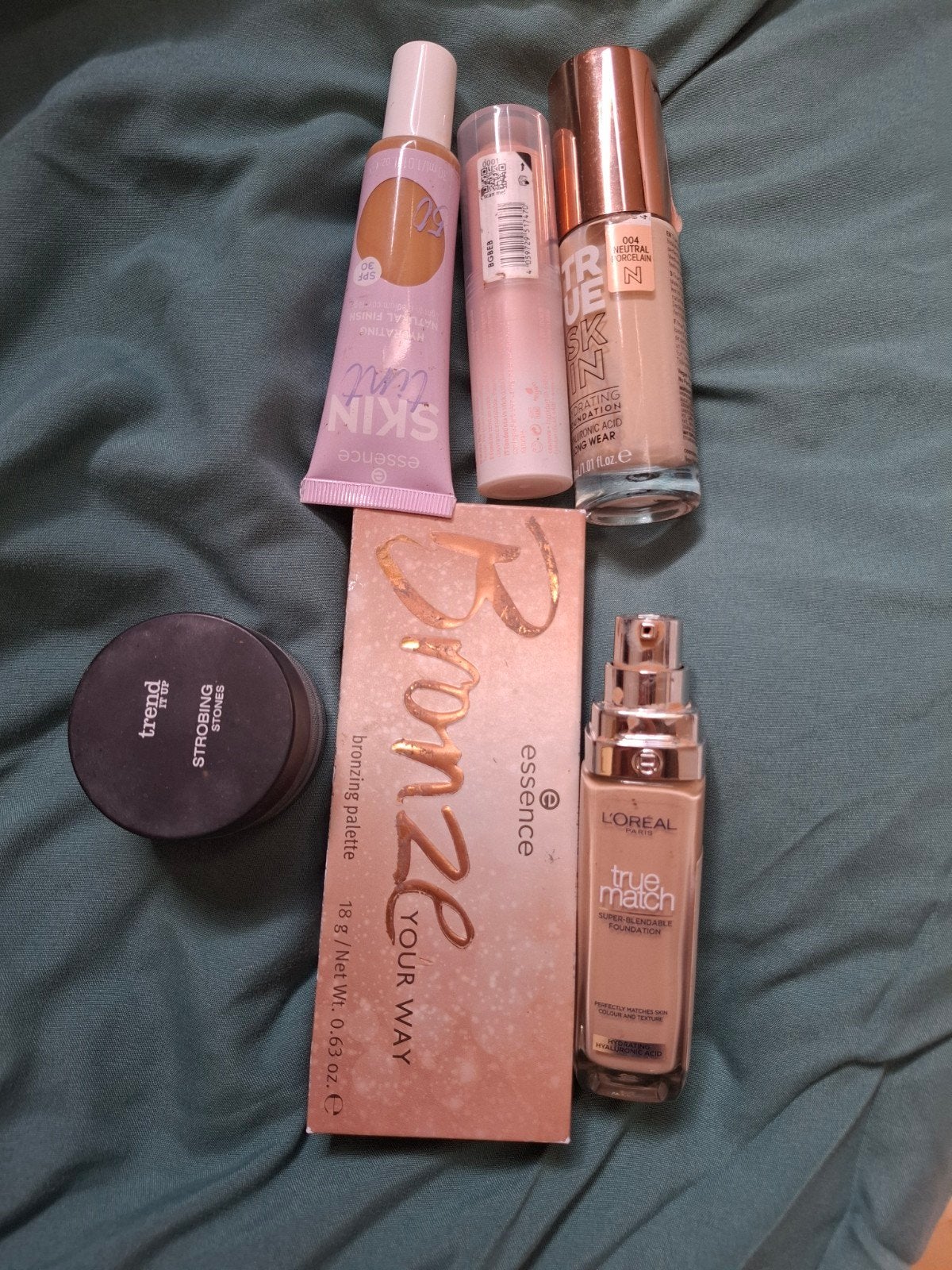 Make-up set: foundation, bronzer, highlighter, Ophalen of Verzenden