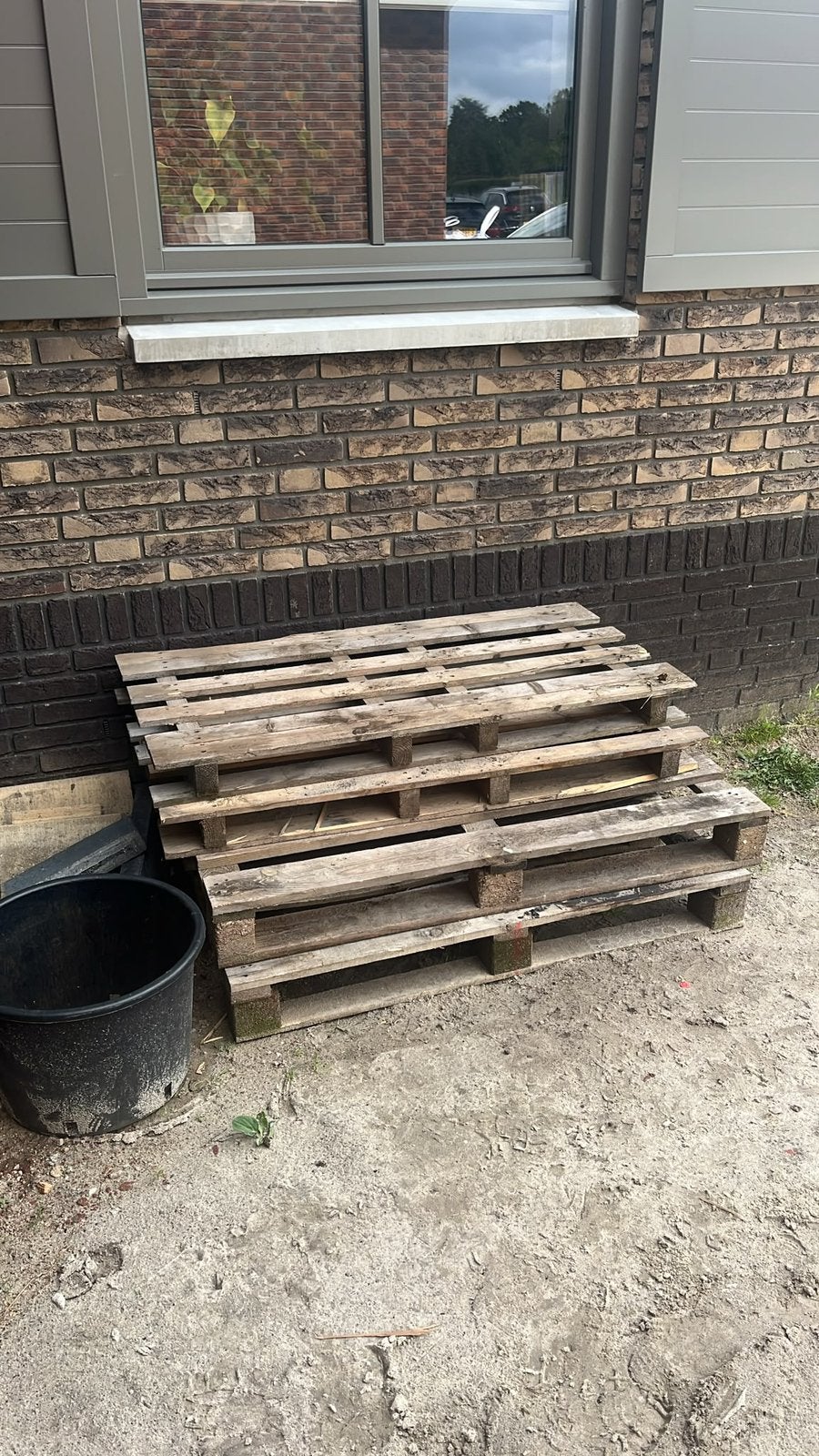 Pallets voor brandhout., Doe-het-zelf en Verbouw, Hout en Planken, Ophalen, Zo goed als nieuw, Pallet, Minder dan 200 cm