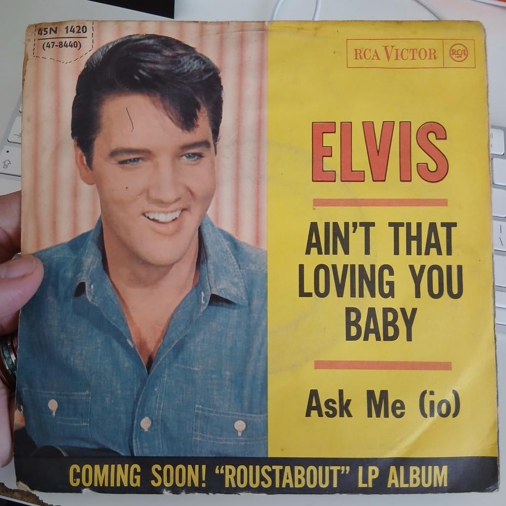 Elvis Presley - Ain't That Loving You Baby / Ask Me Spanje, Cd's en Dvd's, Vinyl Singles, Gebruikt, Pop, Ophalen of Verzenden